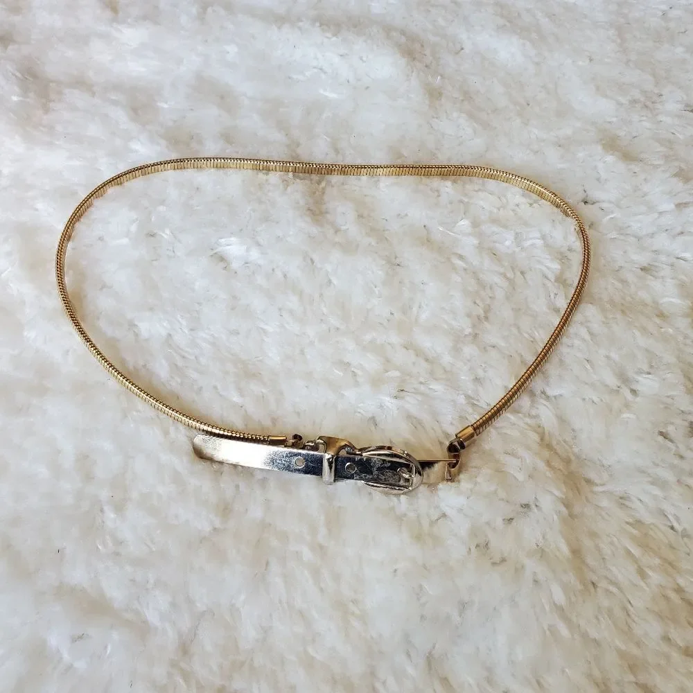 Women's Unbranded Belt Small Gold Tone Vintage